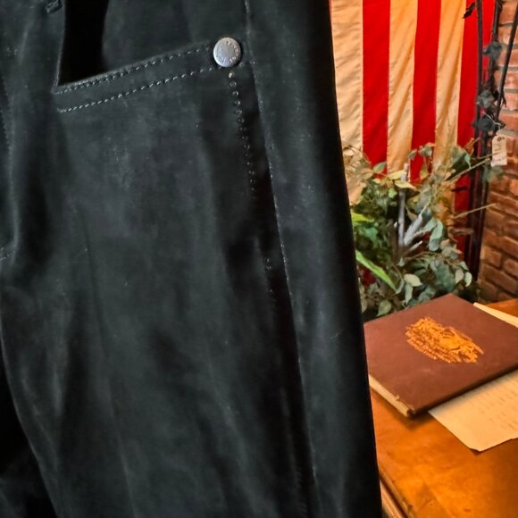 $2198 JOHN VARVATOS "Eton" Lamb Stretch Leather Pants (sz34) - Picture 2 of 14